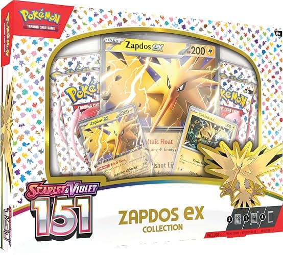 Pokemon TCG Scarlet & Violet 3.5 Pokemon 151 Zapdos Ex Box - Image 1
