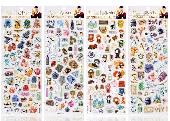 Conquest Journals Harry Potter Puffy Sticker Collection (Watercolor) - Image 1