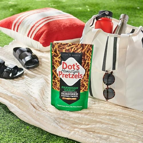 Dot's Homestyle Pretzels Dot's Pretzels Parmesan Garlic Seasoned Pretzel Twist, 16 OZ thumbnail 4