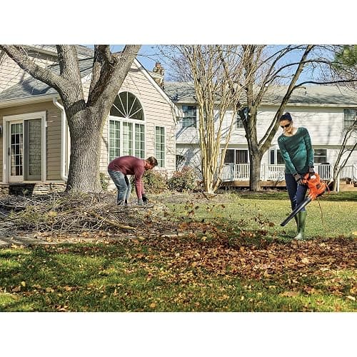 BLACK+DECKER Leaf Blower, Leaf Vacuum and Mulcher 3 in 1, Backpack Blowers for Lawn Care,250 mph Airflow, 400 cfm Delivery Power, Reusable Bag Included, Corded (BEBL7000) thumbnail 12