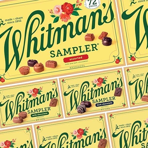 Whitman's Sampler Mother's Day Gift Box, Dark Chocolate Assortment, 10 Ounce (22 Pieces) thumbnail 7