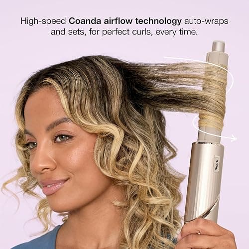 Shark FlexStyle | Air Multi-Styler & Drying System | Hair Dryer Brush for Blowouts with Coanda Auto- Wrap Curlers, Oval & Paddle Brush & Concentrator Attachment | Stone | HD430 thumbnail 5