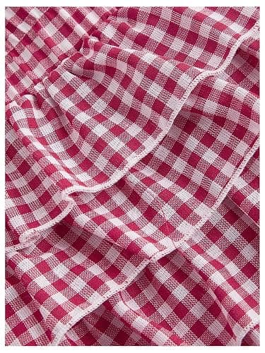 BEAUDRM Women's Gingham Ruffle Shorts Polka Dots Bloomers Mini Micro Shorts | Shorts for Women, Summer Shorts, Cute, Brunch Going Out Outfits, Y2K Outfits, Lolita Clothes thumbnail 5