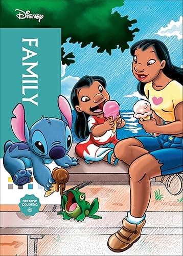 Disney Mystery Coloring: Family: A Color by Number Book - Image 1