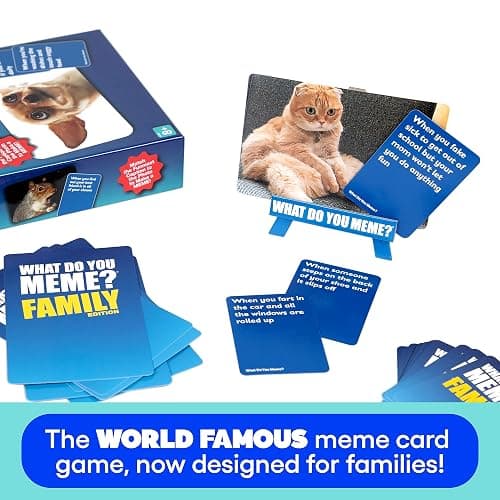 WHAT DO YOU MEME? Family Edition - The Hilarious Family Party Card Game For Meme Lovers thumbnail 3