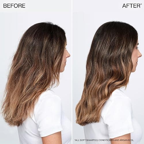 Redken All Soft Conditioner - Moisturizes & Hydrates Dry, Brittle Hair, Softens, Smooths & Adds Hair Shine, Conditioner & Detangler thumbnail 9