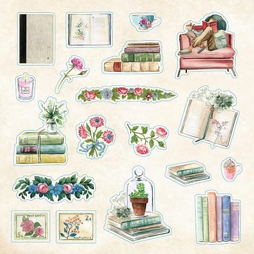 Bibliophilia Ephemera Sticker Book (over 780 stickers) thumbnail 4
