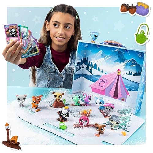 Littlest Pet Shop - Cozy Campfire Play Pack - Series 4 - Gen 7 Authentic LPS Bobble Head Toy Figure, Collectible Toy Animal, Ages 4+ thumbnail 2