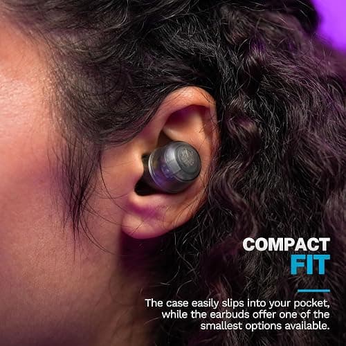 JLab Go Air Pop+ True Wireless Earbuds, in Ear Headphones, Bluetooth Earphones, 35H Playtime Ear Buds, Bluetooth Earbuds with Microphone, USB-C Charging Case, Dual Connect, EQ3 Sound, Clear thumbnail 6