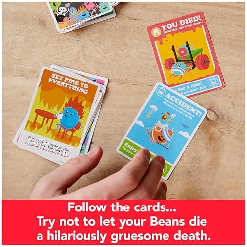 Spin Master Games, Dumb Ways to Die, The Viral Meme Card Game from YouTube and TikTok, Survival Strategy Fun, 2-5 Players, Easter Gift, for Ages 12 & Up thumbnail 5