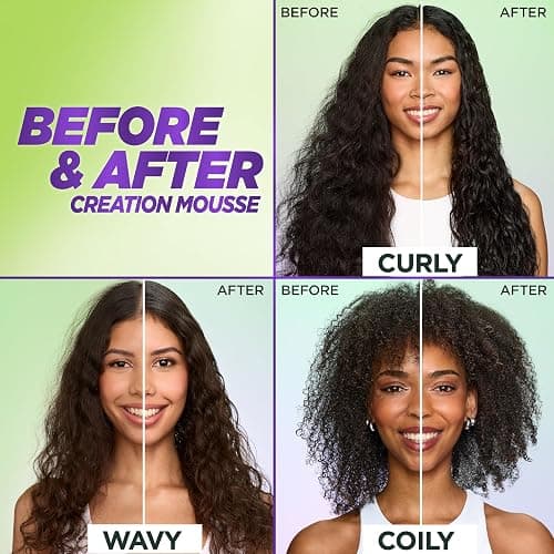 Garnier Fructis Style Curl Construct Creation Mousse, 6.8 Oz, 1 Count (Packaging May Vary) thumbnail 5