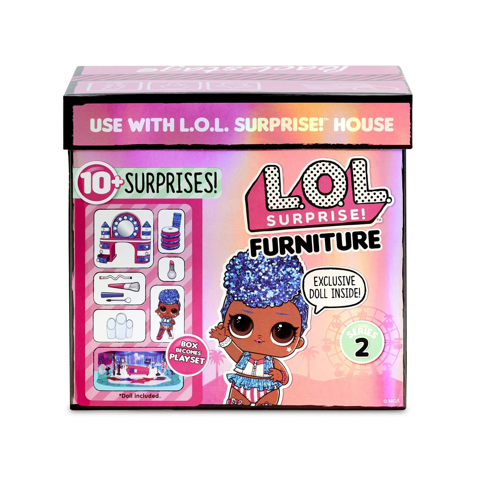 L.O.L. Surprise! Furniture Backstage with Independent Queen & 10+ Surprises thumbnail 2