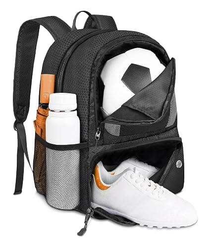 YOREPEK Soccer Backpack, Soccer Bag with Ball Holder and Shoe Compartment | Water Resistant Sport Equipment Bags Fit Basketball Volleyball Football, Youth Soccer Gifts - Image 1