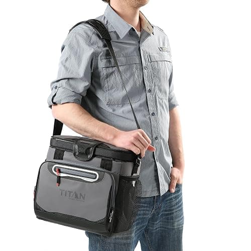 Titan Deep Freeze Cooler Zipperless Hardbody Cooler - Deep Freeze Insulation, HardBody Liner, and SmartShelf thumbnail 7