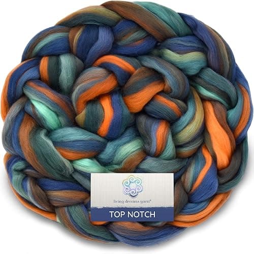 Top Notch Superfine Merino Fiber for Spinning & Felting. Super Soft Combed top roving in Stunning Color Blends, Globetrotter - Image 1