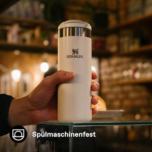 STANLEY Aerolight Transit Thermobecher 0.47L - Hält 6 Stunden Heiß - Spülmaschinenfest - Kaffeebecher To Go Auslaufsicher - Kompatibel Mit Gängigen Pkw-Getränkehalterungen - Thermosflasche - Gloss thumbnail 6