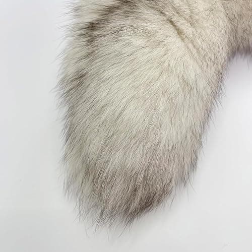 LAIDIC Therian Fox Tail Keychain Furry Tail Backpack Tassel Bag Handbag Accessory Hook Pendant Cosplay Toy Photo - Blue Fox thumbnail 4