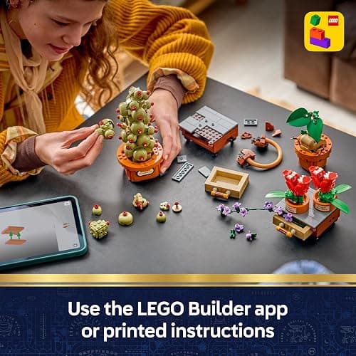 LEGO Harry Potter Hogwarts Herbology Plants - Interactive Toy incl. Artificial Potted Plants w/Flowers - Kids' Room Decor - Gift for 12+ Year Old Girls, Boys & Teenage Fans - 76474 thumbnail 7