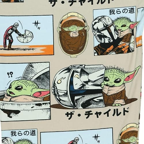 Disney Star Wars Pajama Pants The Mandalorian Comic Panel Sleepwear thumbnail 3