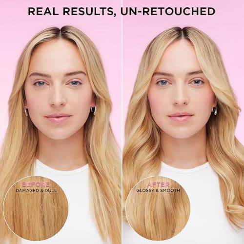 L’Oreal Paris Sulfate Free Glossing Conditioner with Glycolic Acid, Provides Intense Glass Hair Shine, Smoothness & Soft Feel, Suitable for Dull, Dry, and Color-Treated Hair, EverPure, 6.8 Fl Oz thumbnail 8