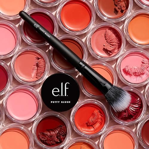 e.l.f. Putty Blush, Creamy & High-Pigment Formula For A Natural Glow, Delivers A Semi-Matte & Powder Finish, Vegan & Cruelty-Free, Bora Bora thumbnail 5