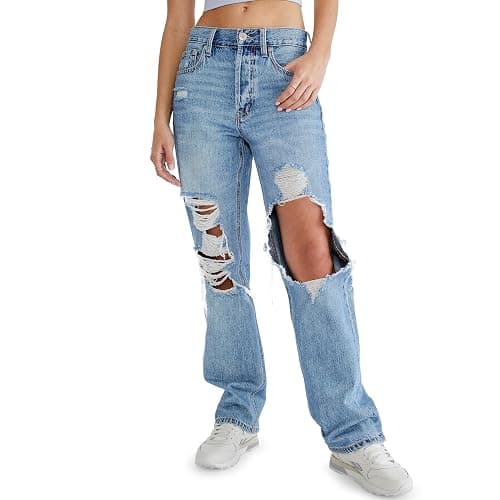 Aeropostale Women's Aero Baggy Jean - Image 1