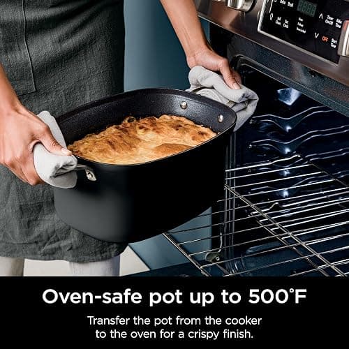 Ninja® 12-in-1 PossibleCooker™ PLUS | 8.5-qt - Sous Vide & Proof Multi-Cooker | Slow Cooker, Dutch Oven & More | Glass Lid & Integrated Spoon | Nonstick | Oven Safe Pot to 500°F | Black | MC1010 thumbnail 3