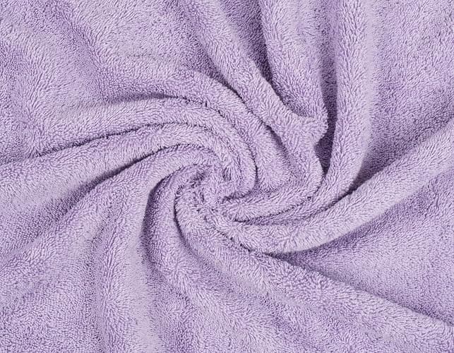 American Soft Linen Luxury 6 Piece Towel Set, 2 Bath Towels 2 Hand Towel 2 Washcloths, 600 GSM 100% Cotton Turkish Towels for Bathroom, Lilac Towel Sets thumbnail 7