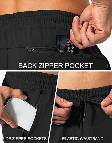 G Gradual Men's Sweatpants with Zipper Pockets Athletic Pants Traning Track Pants Joggers for Men thumbnail 3