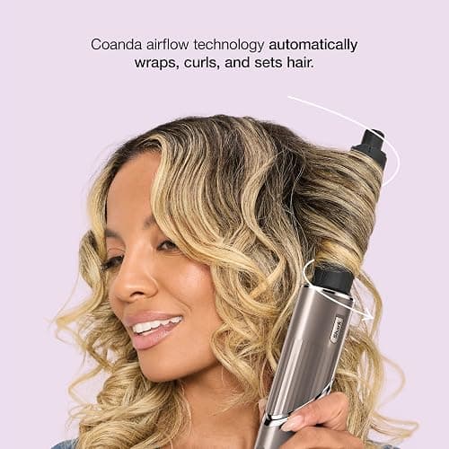 Shark FlexStyle Air Styling & Drying System, Powerful Hair Blow Dryer & Multi-Styler with Auto-Wrap Curlers, Oval Brush, Concentrator Attachment, Mocha, HD431BR thumbnail 8