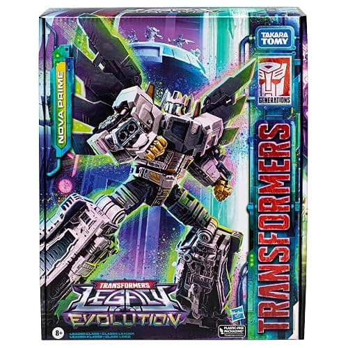 Transformers Toys Legacy Evolution Leader Class Nova Prime Toy, 7-inch, Action Figures for Boys and Girls Ages 8 and Up (Amazon Exclusive) | Transformers Legacy Evolution 8 Inch Action Figure Leader Class - Nova Prime thumbnail 3