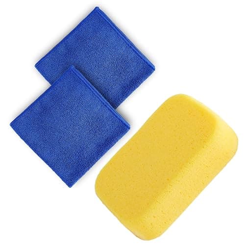AA Car Cleaning Kit, 8-Piece Set with 4 Cleaners, Microfibre Cloths, Sponge and Bucket thumbnail 6
