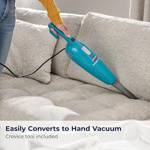 Bissell Featherweight Stick Lightweight Bagless Vacuum with Crevice Tool, 2033, One Size Fits All, Blue thumbnail 7