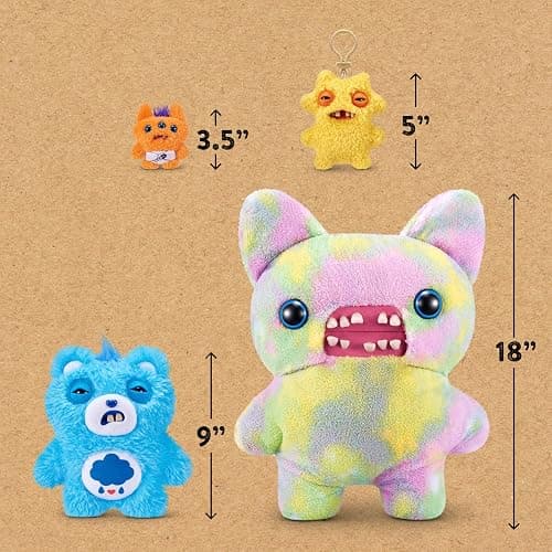 Fuggler Care Bears 9-Inch Plush Toy (Grumpy Bear) by ZURU – Funny Ugly Monster Stuffed Animal with Human-Like Teeth, Collectible Plush for Kids, Tweens, Teens, Adults & Crossover Fans thumbnail 3