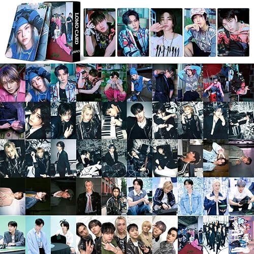 PYAJUU 4Pack/220Pcs Stray Kids Photocard Set KPOP HOP Album Cards GIANT Photocards ATE Post Cards Straykids 2025 Season's Greetings Stray Kids Merch Gift for STAY thumbnail 5