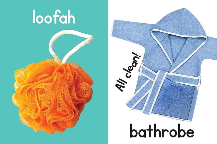 Splish! Splash! Bath Time - Touch and Feel Board Book - Sensory Board Book thumbnail 7