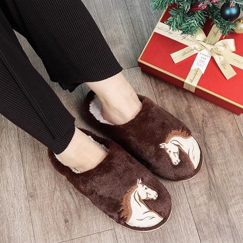 Jeasona Animal Slippers Women Sloth Horse Owl Penguin Elephant Gifts for Women thumbnail 5