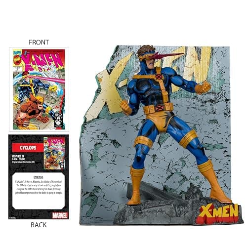 Marvel Collection - 1:10th Scale Cyclops Collectible with Scene (X-Men #1) - McFarlane Toys thumbnail 3