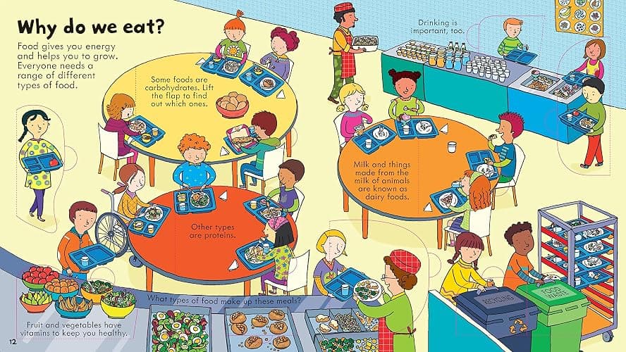 Look Inside Food (Look Inside Board Books) thumbnail 2