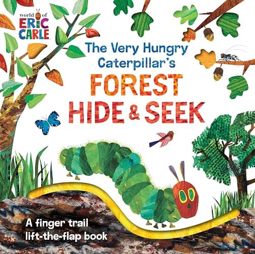 The Very Hungry Caterpillar's Forest Hide & Seek: A Finger Trail Lift-the-Flap Book (The World of Eric Carle) - Image 1