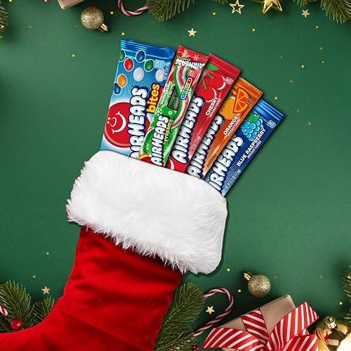 Airheads Bites, Halloween Trick or Treat Candy, Assorted Fruit Flavors, Individually Wrapped Bulk Candy for Adults & Kids, Movie Theater, Party, Concessions, 2 oz Packs (Box of 18 Bags) thumbnail 9