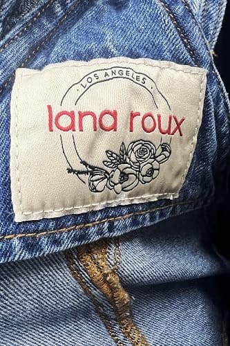 Lana Roux 90s Retro Dungaree Utility Soft Denim Twill Jumpsuit Overalls thumbnail 5
