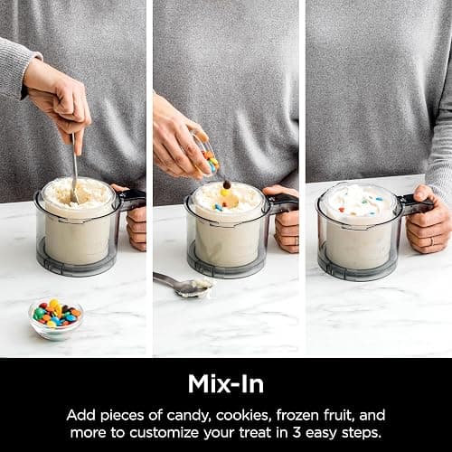 Ninja CREAMi Deluxe Ice Cream & Frozen Treat Maker, Includes (4) Family-Sized 24 oz. Tubs, for Ice Cream, Sorbet, Milkshakes, Frozen Yogurt, & More, 11-in-1, XL Capacity, Silver thumbnail 11