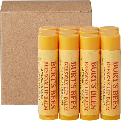 Burt's Bees Lip Balm - Original Beeswax 12 Count Pack in Bulk, Lip Moisturizer With Responsibly Sourced Beeswax, Tint-Free, Natural Origin Conditioning Treatment, 12 Tubes, 0.15 oz thumbnail 15