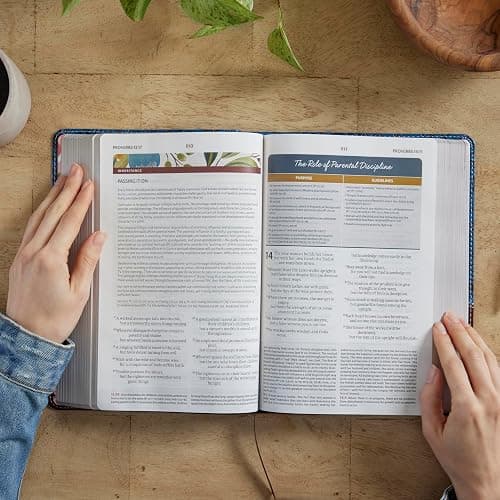 NIV, The Woman's Study Bible, Hardcover, Full-Color, Red Letter: Receiving God's Truth for Balance, Hope, and Transformation thumbnail 7