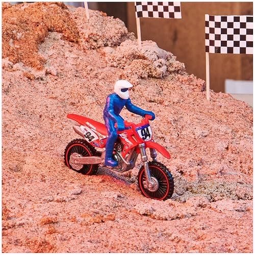 Supercross, Authentic 5-Pack of 1:24 Scale Die-Cast Motorcycles with Rider Figure, Toy Moto Bike for Kids and Collectors Ages 3 and up thumbnail 8