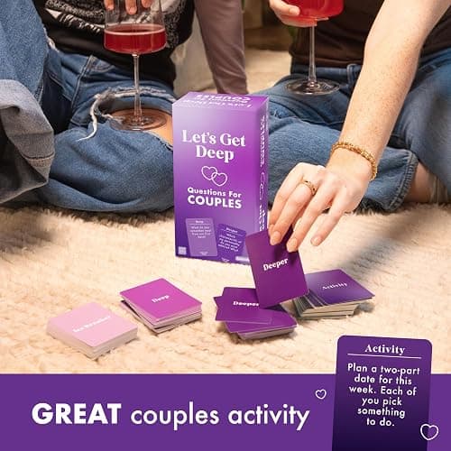 WHAT DO YOU MEME? Let’s Get Deep by Relatable – Valentine’s Day Couples Game, Intimacy Card Game with 200 Questions, Perfect for Date Nights, Girlfriend Gifts & Meaningful Couples Gifts thumbnail 2
