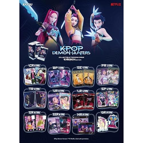 Kpop Demon Hunters Collectible Trading Cards Energy Edition thumbnail 3