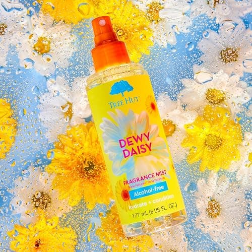 Tree Hut Dewy Daisy Hair & Body Mist, Body Spray, 6 Fl Oz | Body Spray, Fragrance with Velvety Florals & Fresh Green Notes, Everyday Fragrance Spray for Women thumbnail 6