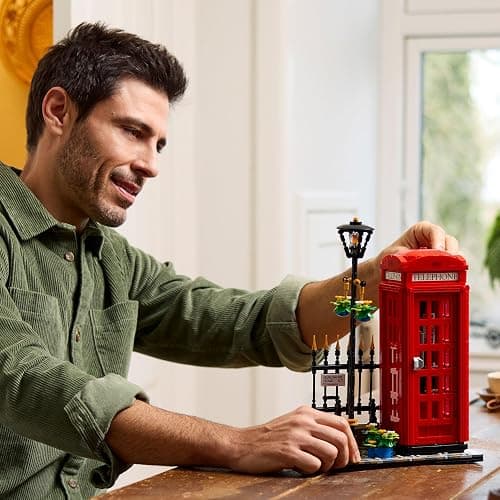 Lego 21347 Idea London Red Public Phone Toy Toy Present Block thumbnail 7